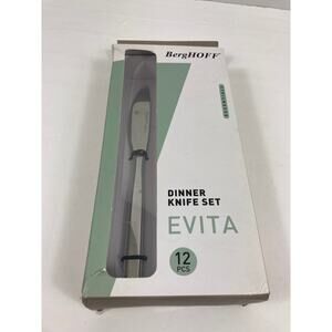 New Berghoff Dinner Knife Set of 12 Evita